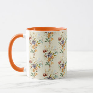 Mug Motif de fleurs sauvages d'automne
