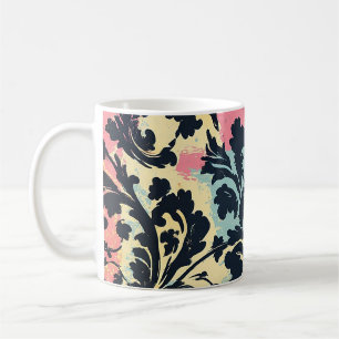 Mug Motif de flourish damassé vintage
