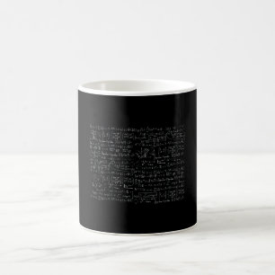 Mug Motif de formules mathématiques
