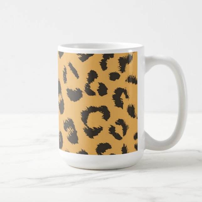 Mug Motif de fourrure Leopard (Droite)