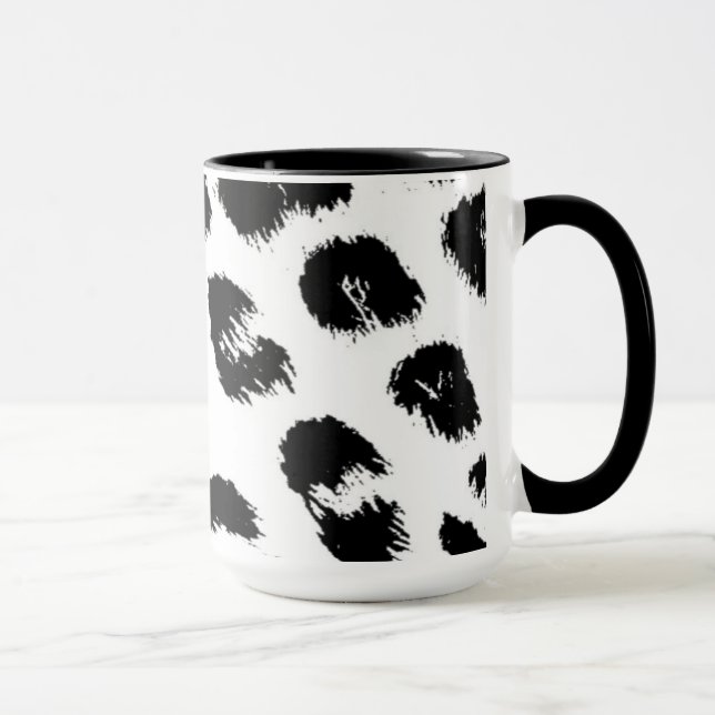 Mug Motif de fourrure Leopard (Droite)