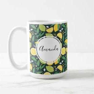 Mug Motif de Fruits de citron jaune et de citron vert