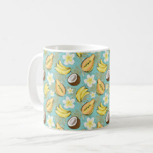 Mug Motif de fruits tropicaux d'été