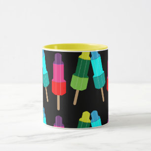 Mug Motif de glace funky Duvet graphique en crème gl