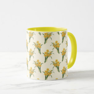 Mug Motif de jonquilles