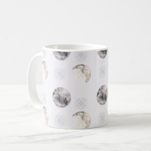Mug Motif de la nuit d'hiver Watercolor