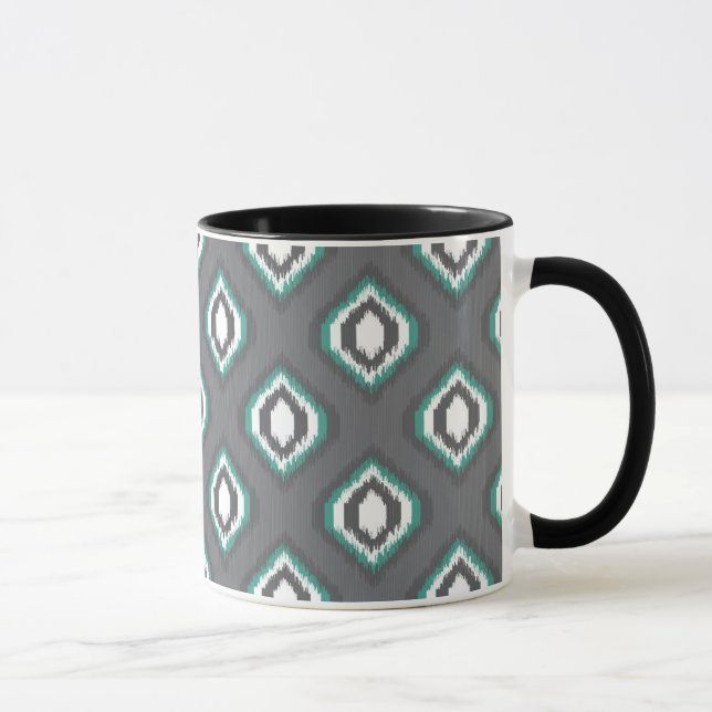 Mug motif de la tribu rétro-ikat (Droite)