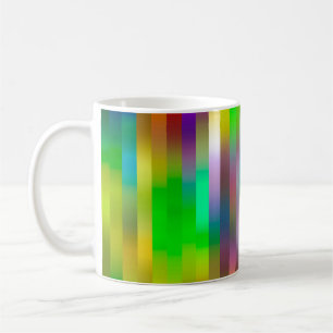 Mug motif de lignes verticales parallèles simples AB