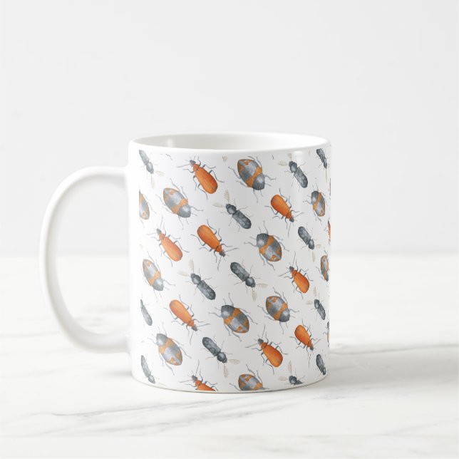 Mug Motif de l'insecte insecte du scarabée (Gauche)