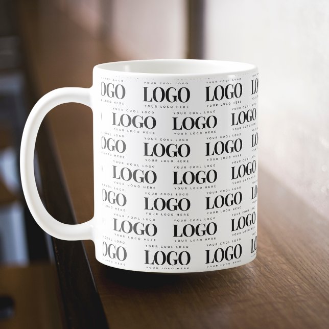 Mug Motif de logo Entreprise Rectangle personnalisé (Créateur téléchargé)
