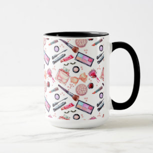 Mug Motif de maquillage d'aquarelle