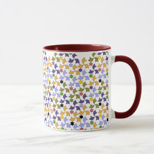 Mug Motif de mosaïque de tuile de style d'Alhambra
