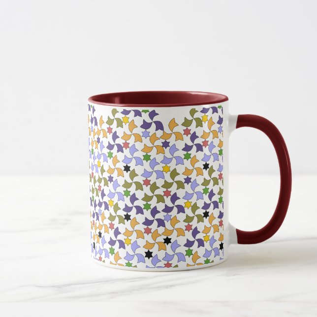 Mug Motif de mosaïque de tuile de style d'Alhambra (Droite)