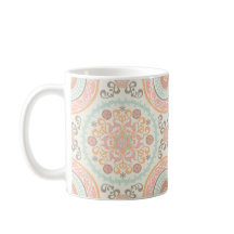 Motif de Motifs kazakhs de Suzani rose