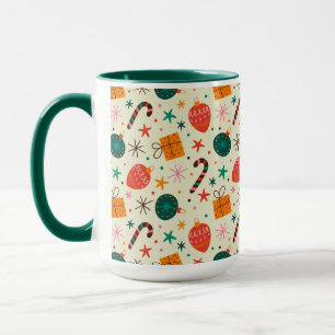 Mug Motif de Noël rétro et cadeau