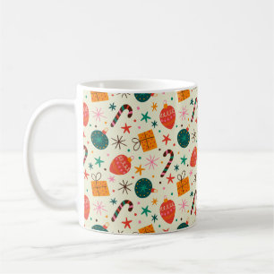 Mug Motif de Noël rétro et cadeau