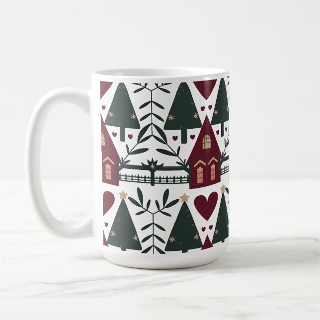 Mug Motif de Noël scandinave (Gauche)