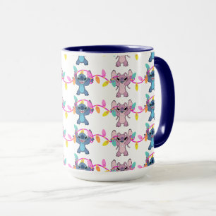 Mug Motif de Noël Stitch & Angel