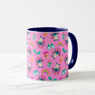 Mug Motif de Noël Stitch & Scrump