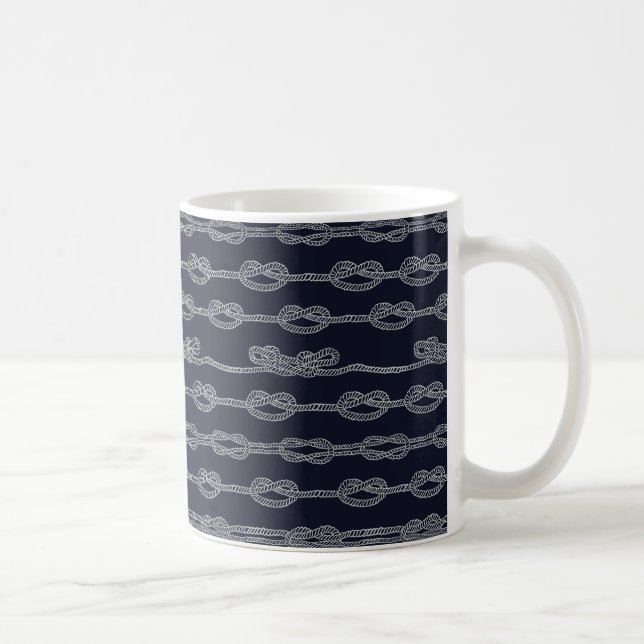 Mug Motif de noeuds marin (Droite)