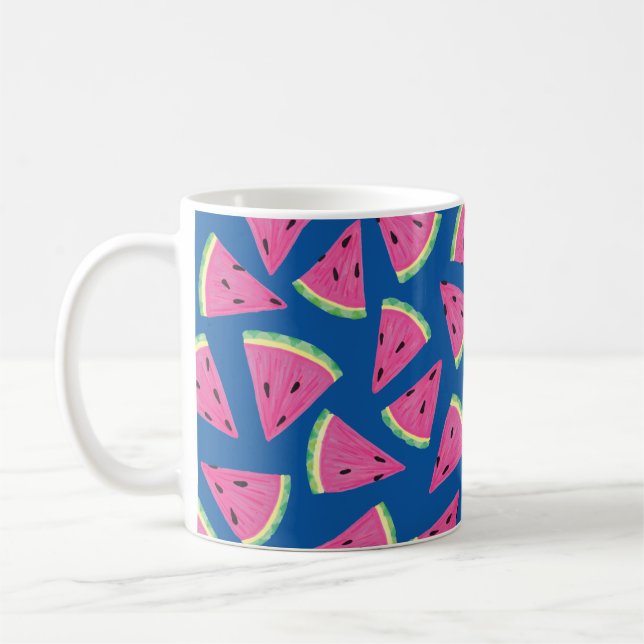Mug Motif de pastèque mignon (Gauche)