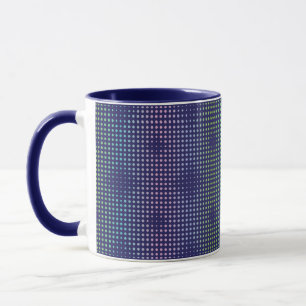 Mug Motif de points holographiques Iridescente