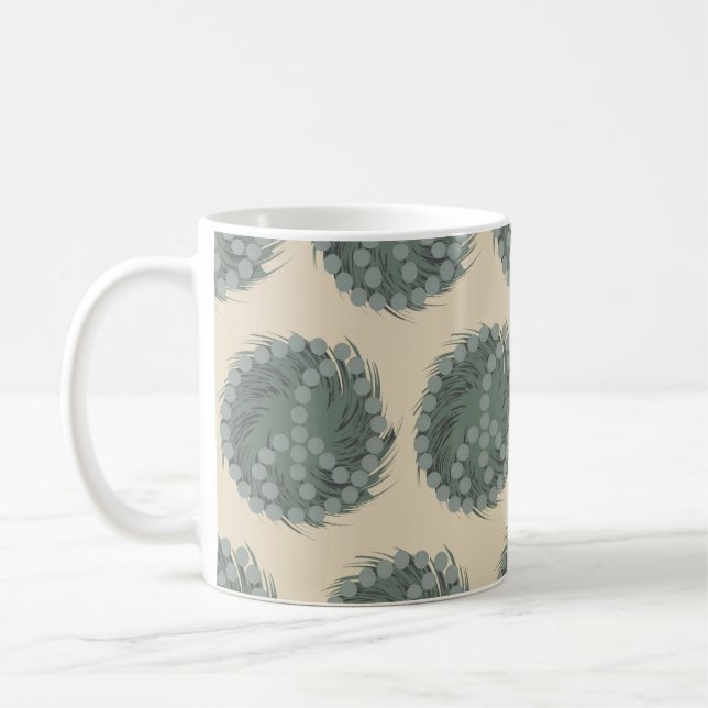 Mug Motif de pois tourbés pas chers (Gauche)