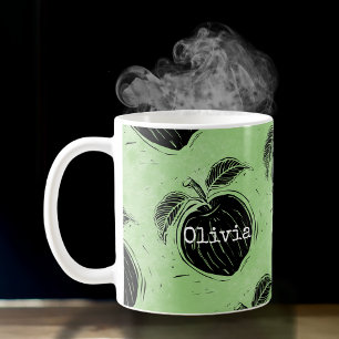 Mug Motif de pomme rustique