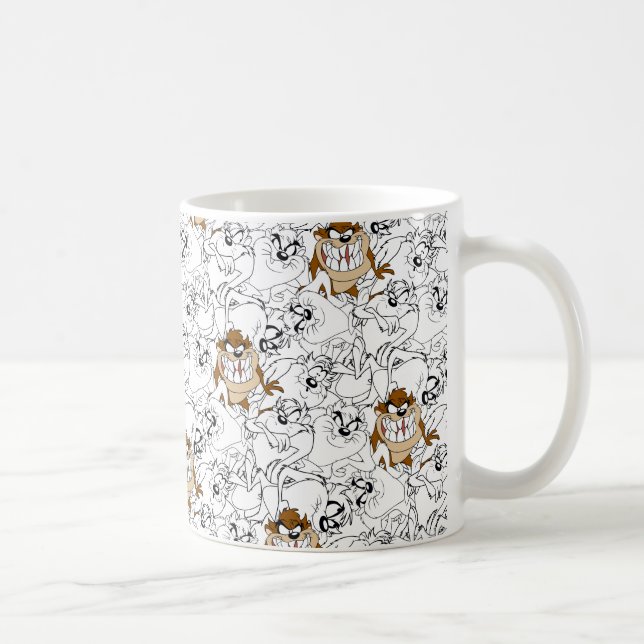 Mug MOTIF de pop couleur d'art en ligne TAZ™ (Droite)