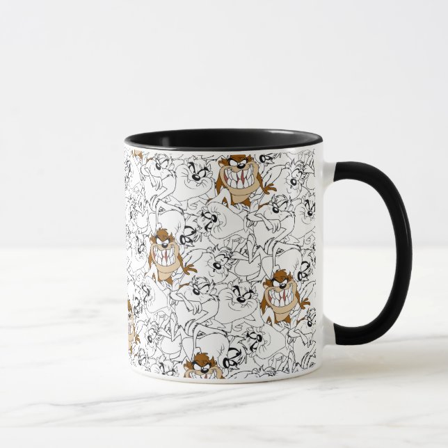 Mug MOTIF de pop couleur d'art en ligne TAZ™ (Droite)
