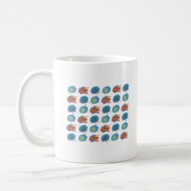 Mug Motif de poulpe de Tortue dorée (Gauche)