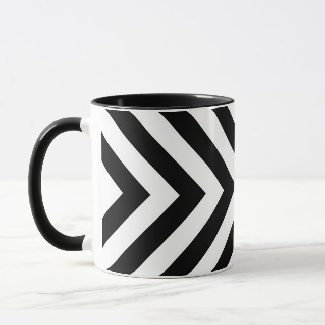 Mug Motif de rayures (Gauche)