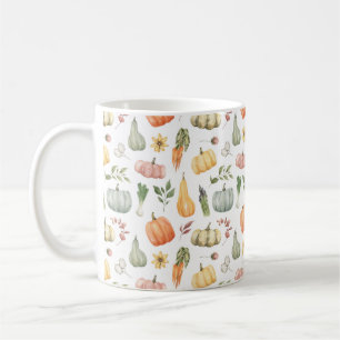 Mug Motif de récolte d'automne Watercolor