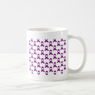Mug Motif de ruban violet