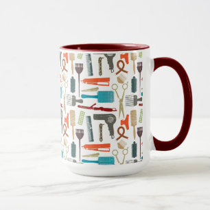 Mug Motif de soins capillaires