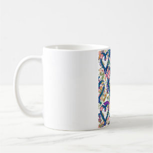 Mug Motif de stéthoscope d'infirmière en forme de cœur