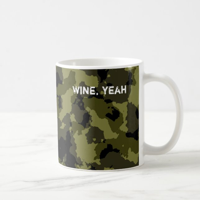 Mug Motif de style militaire camouflage (Droite)