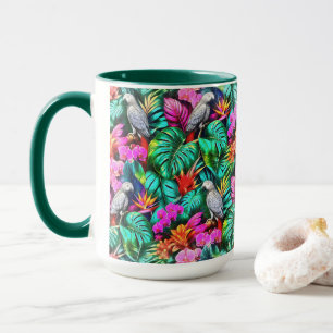 Mug Motif de surface sans couture Jungle Dreams avec p