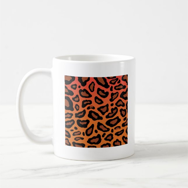 Mug Motif de taches de peau léopard, cadeau Léopard Lo (Gauche)