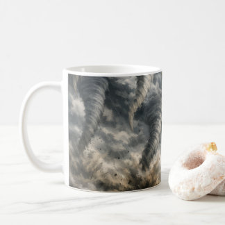 Mug Motif de tempête de tornade dramatique