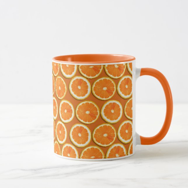 Mug Motif de tranches de citron (Droite)