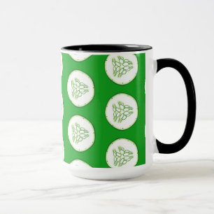 Mug Motif de tranches de concombre