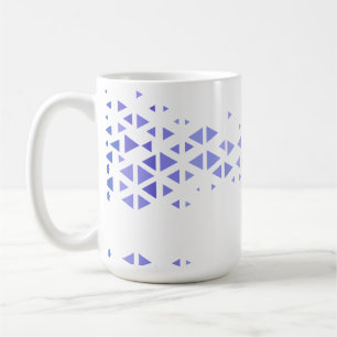 Mug Motif de triangle coloré unique & citations