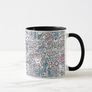 Mug Motif dentaire de bande dessinée