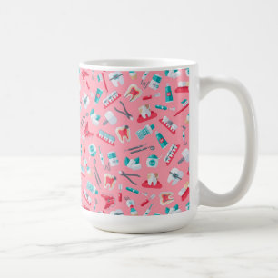 Mug Motif dentaire rose