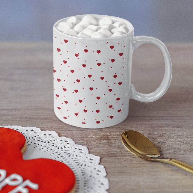Mug Motif des Coeurs de la belle Red Valentines (Créateur téléchargé)