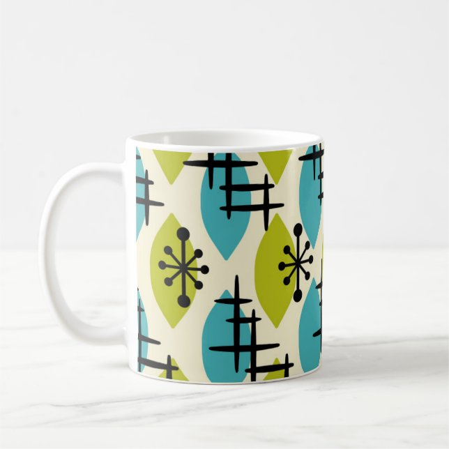 Mug Motif des gouttes atomiques modernes du milieu du  (Gauche)