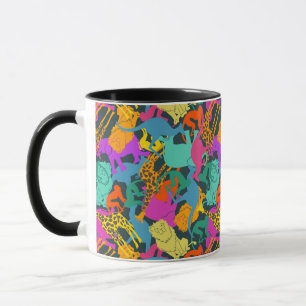 Mug Motif des silhouettes animales