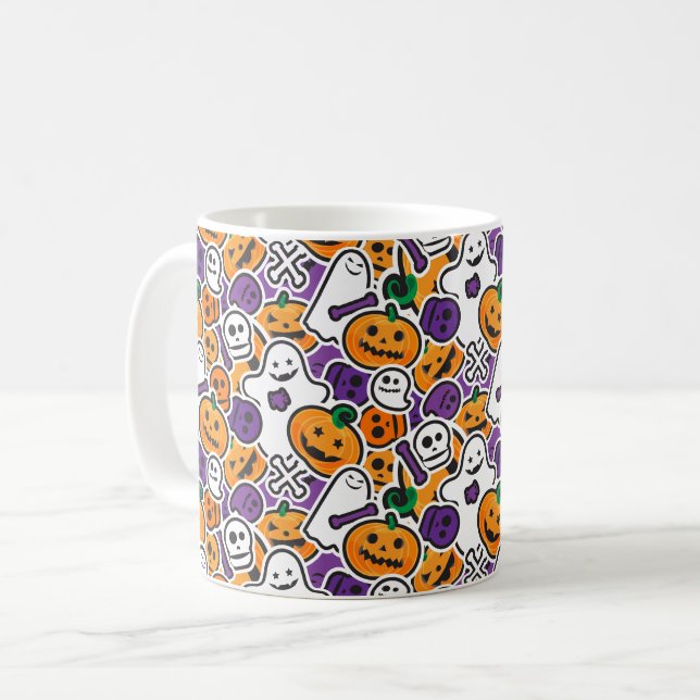 Mug Motif d'Halloween (Devant gauche)
