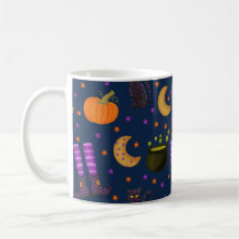 Motif d'Halloween mignon et fantaisiste